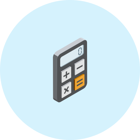 電卓のイラスト