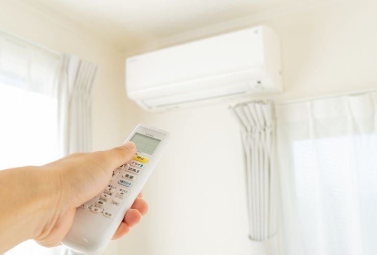 エアコンのリモコン